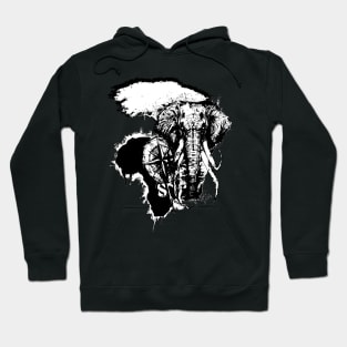 African Elepahant Hoodie